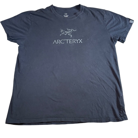 Arc'teryx Logo Graphic T-Shirt Black 100% Cotton Size XL - Picture 1 of 8